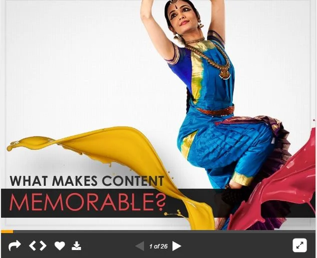 Memorable presentation content