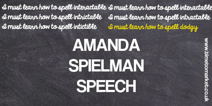 Amanda Spielman speech