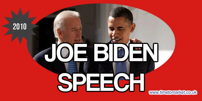 Joe Biden speech