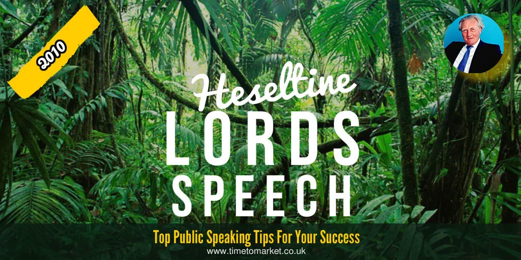 Heseltine Lords speech