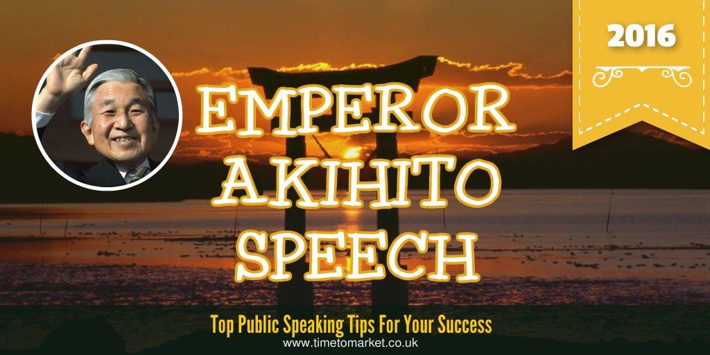 Emperor akihito speech