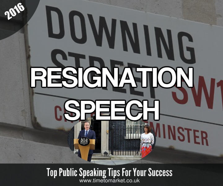resignation speech