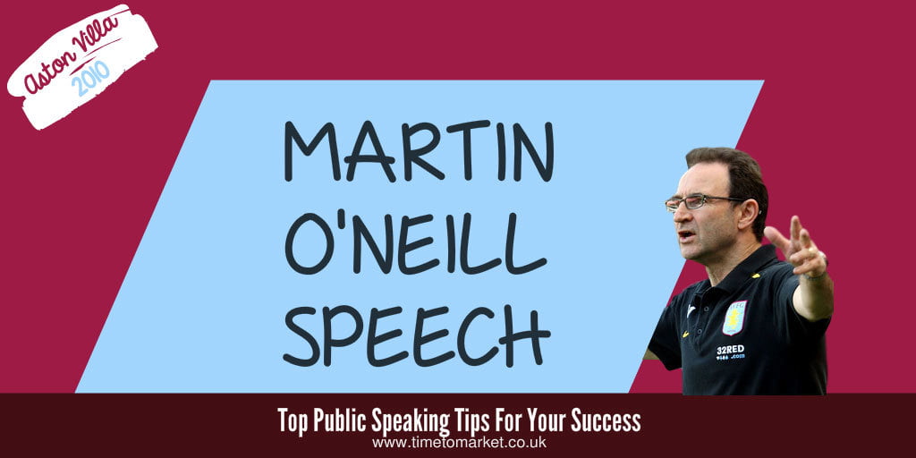 Martin O'Neill speech
