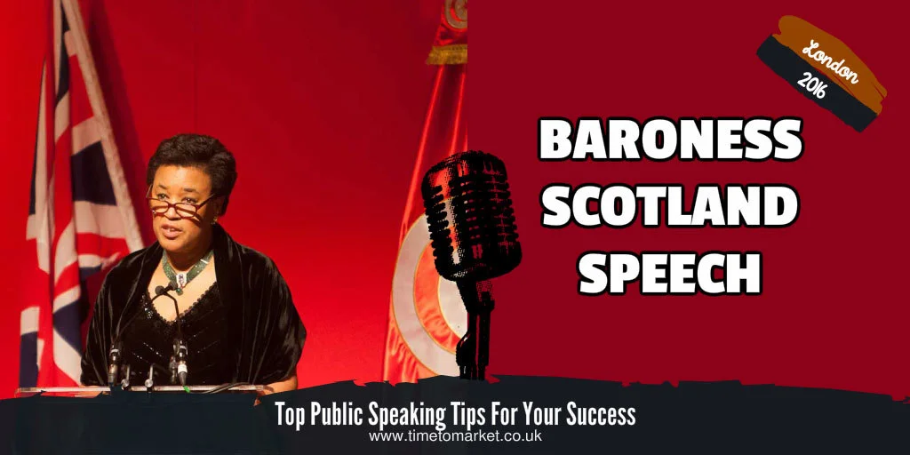 Baroness Scotland speech