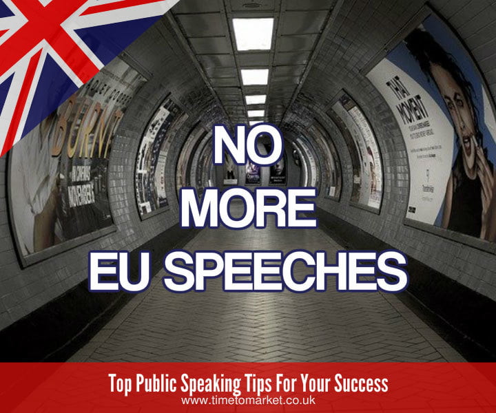 No more EU speeches