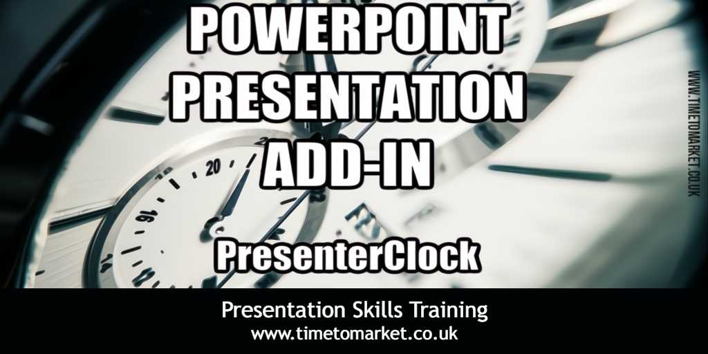 PowerPoint presentation add-in