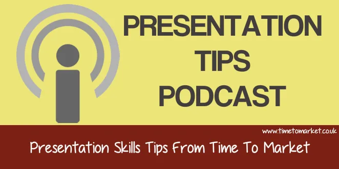 Presentation tips podcast