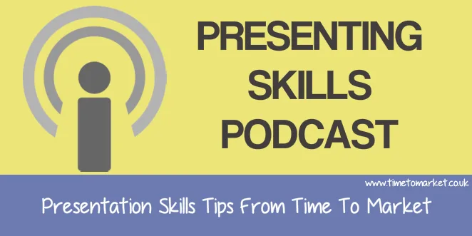 Presenting skills podcast
