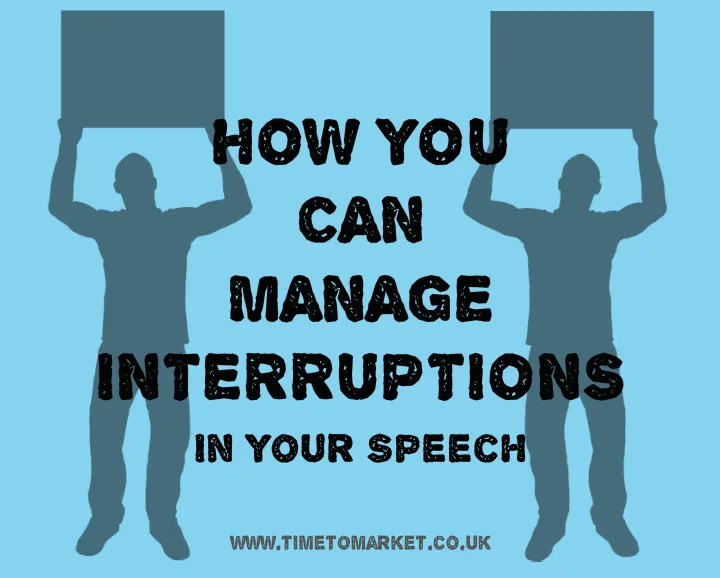 manage interruptions in speech