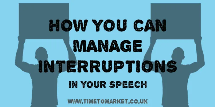 manage interruptions