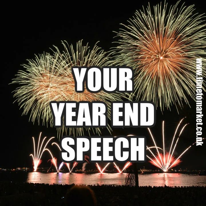 Year end speech