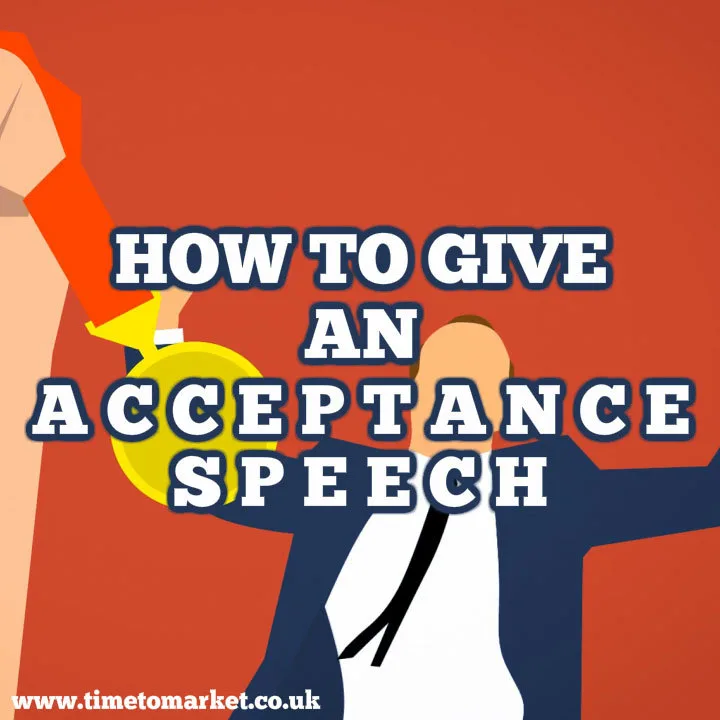 How To Give An Acceptance Speech