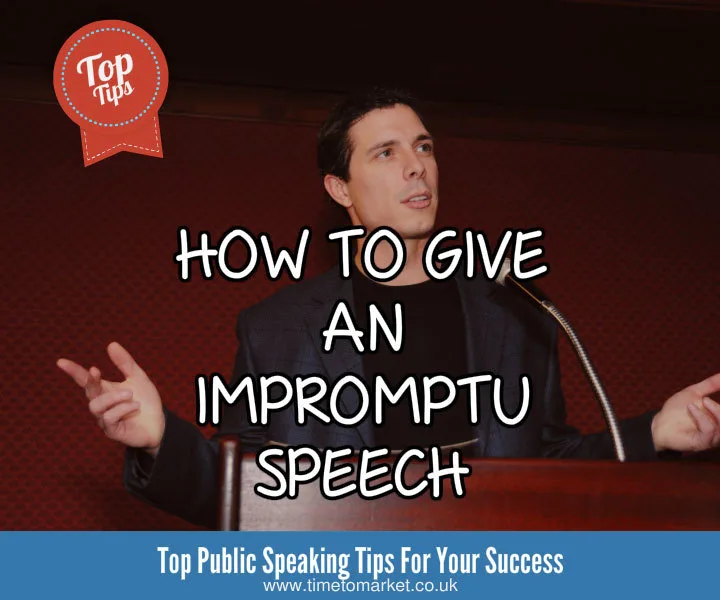 Tips for public speaking