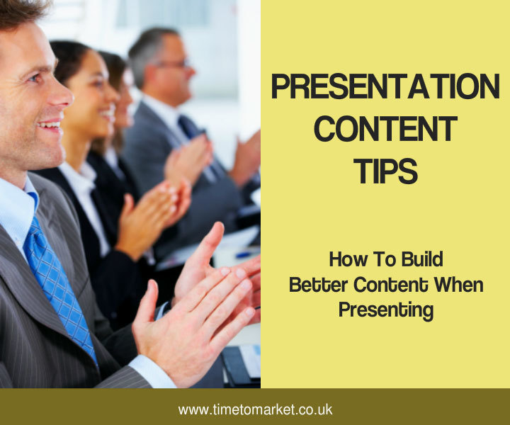 Presentation content tips