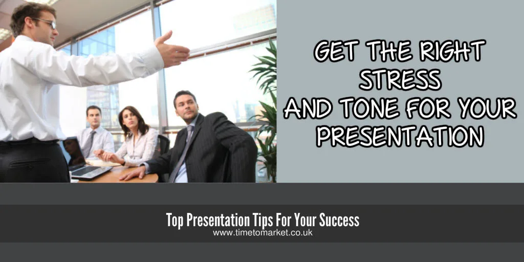 Presentation stress and tone