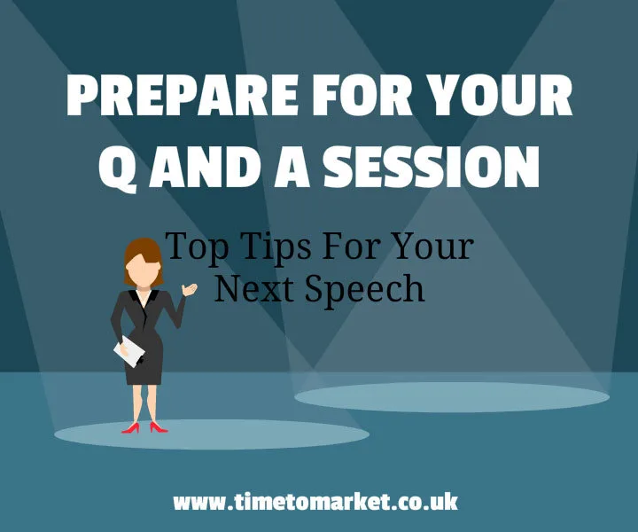 Prepare for your q and a session