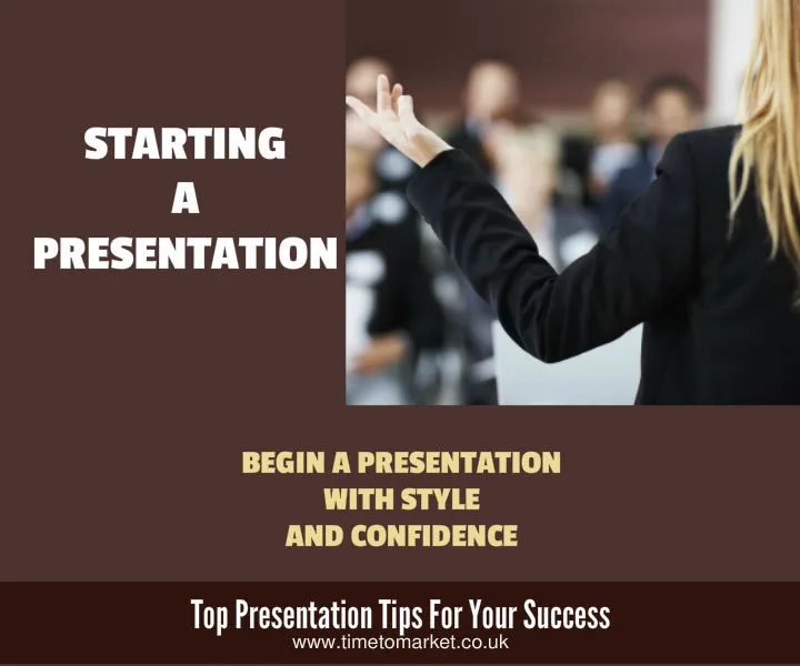 Starting a presentation