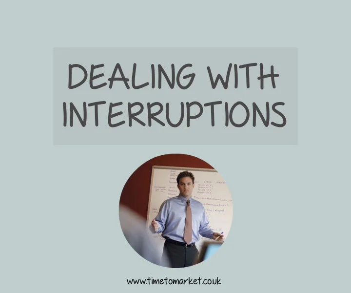 Public speaking dealing with interruptions