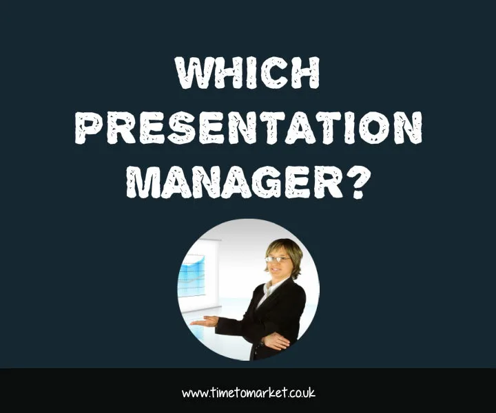 Which presentation manager