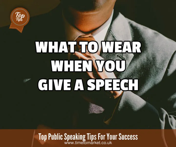 What to wear when you give a speech
