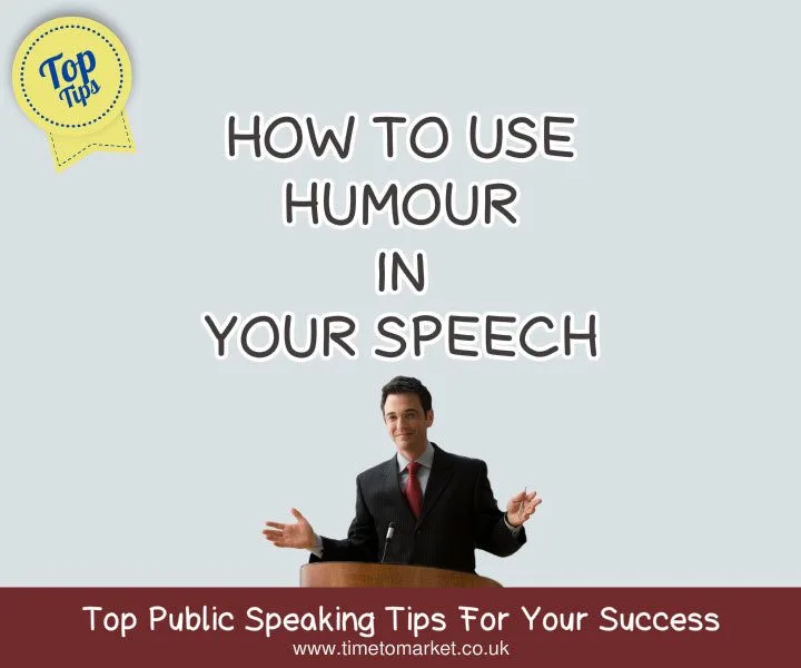 Use humour in your speech