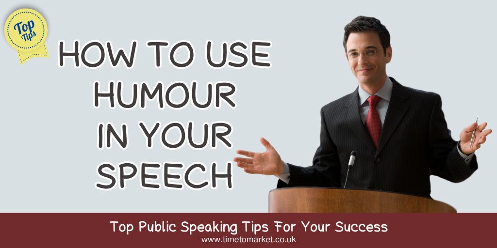 Use humour in your speech