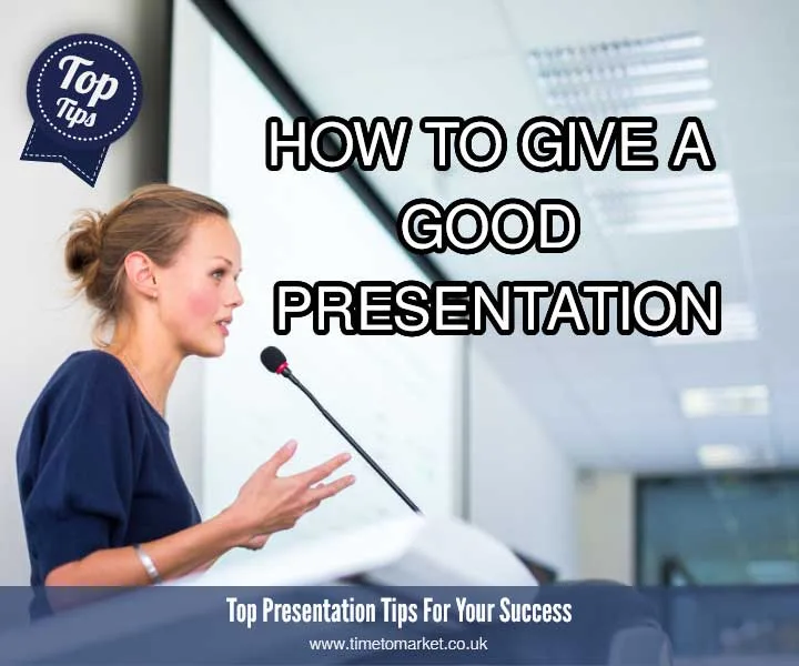 How to give a good presentation