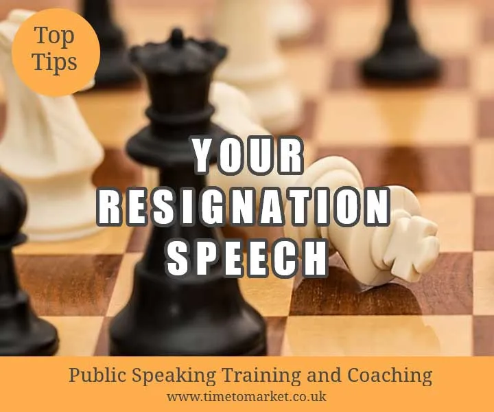 Resignation speech